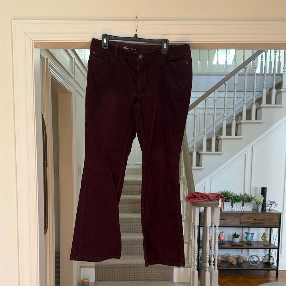 Eddie Bauer Curvy Bootcut Corduroy Pants